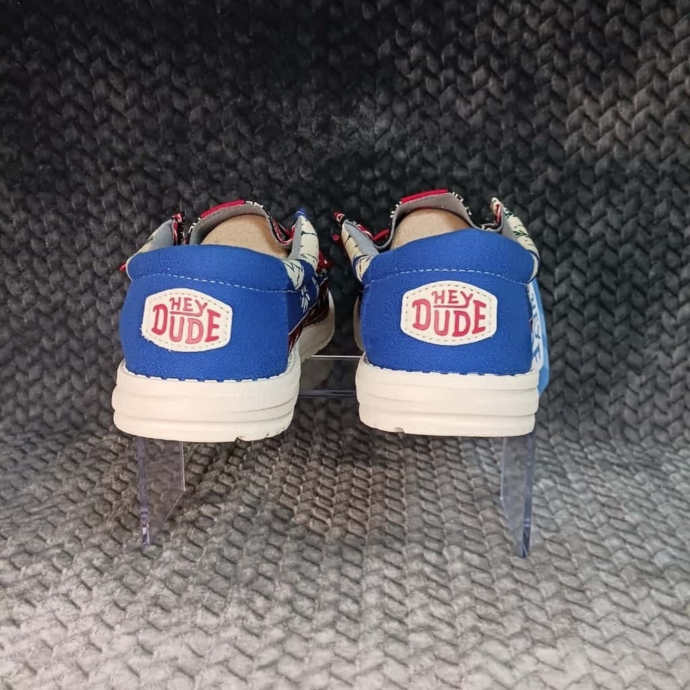 Hey‎ Dude Wally Holiday Cheers Christmas Winter Shoes Mens Size 9 New With Tags - Picture 3 of 10